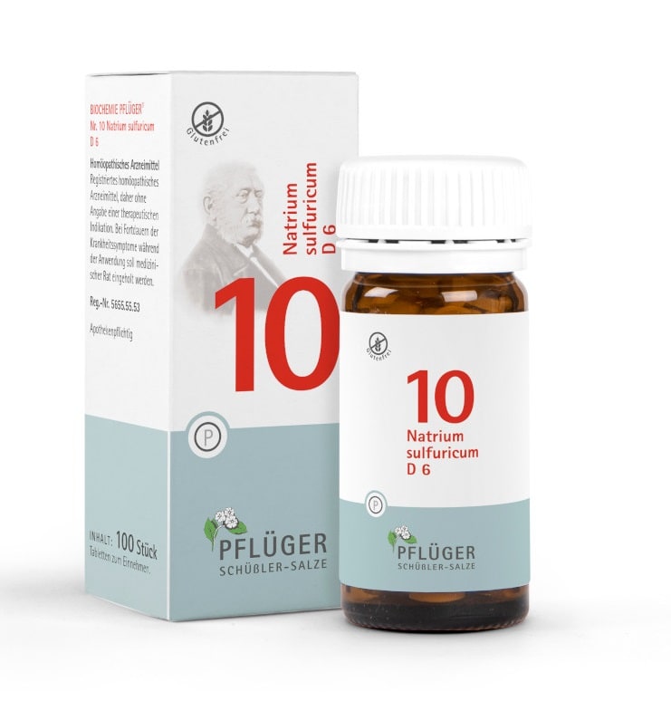 Schüßler-Salz Nr. 10 Natrium sulfuricum D6 100 St Tabletten