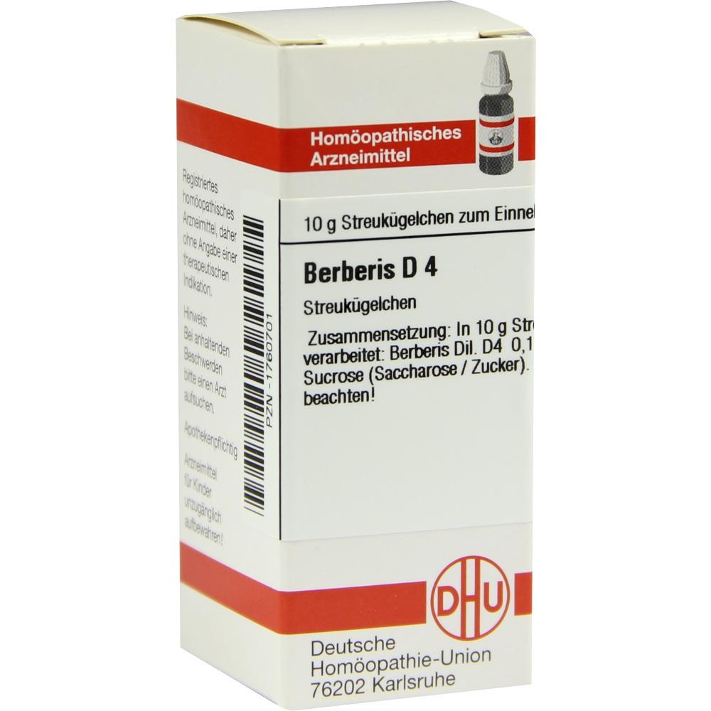 BERBERIS D 4 Globuli 10 g Globuli