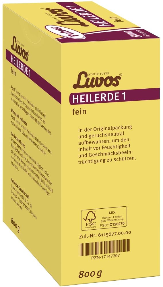 Luvos HEILERDE 1 fein 800 g Pulver