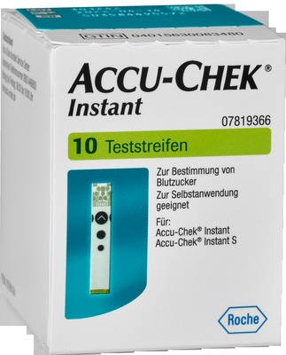 ACCU-CHEK Instant Teststreifen 1X10 St Teststreifen