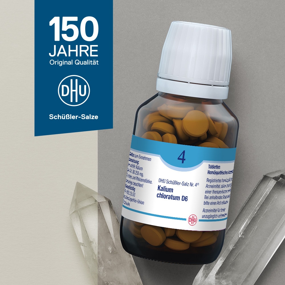 DHU Schüßler-Salz Nr. 4 Kalium chloratum D6  200 St Tabletten