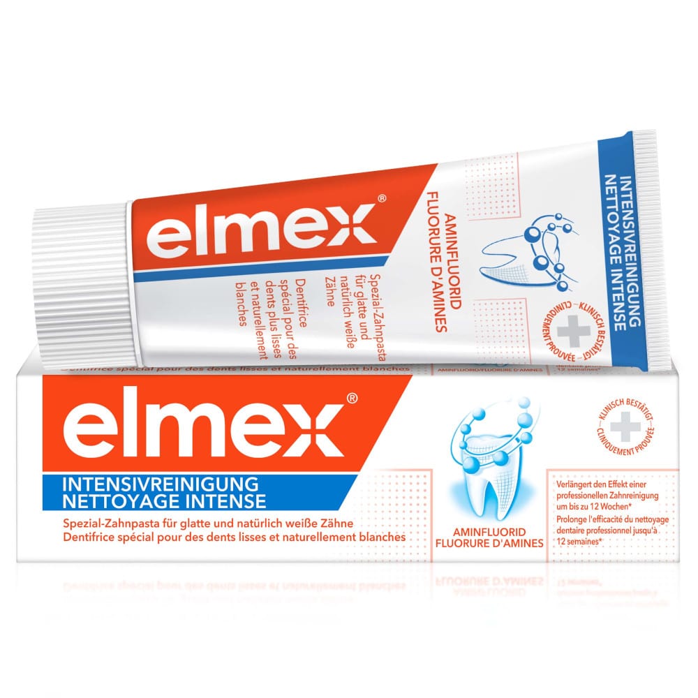 elmex INTENSIVREINIGUNG Spezial-Zahnpasta 50 ml Zahnpasta