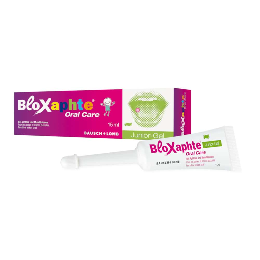 Bloxaphte Oral Care Junior-Gel bei Verletzungen im Mund 15 ml Gel