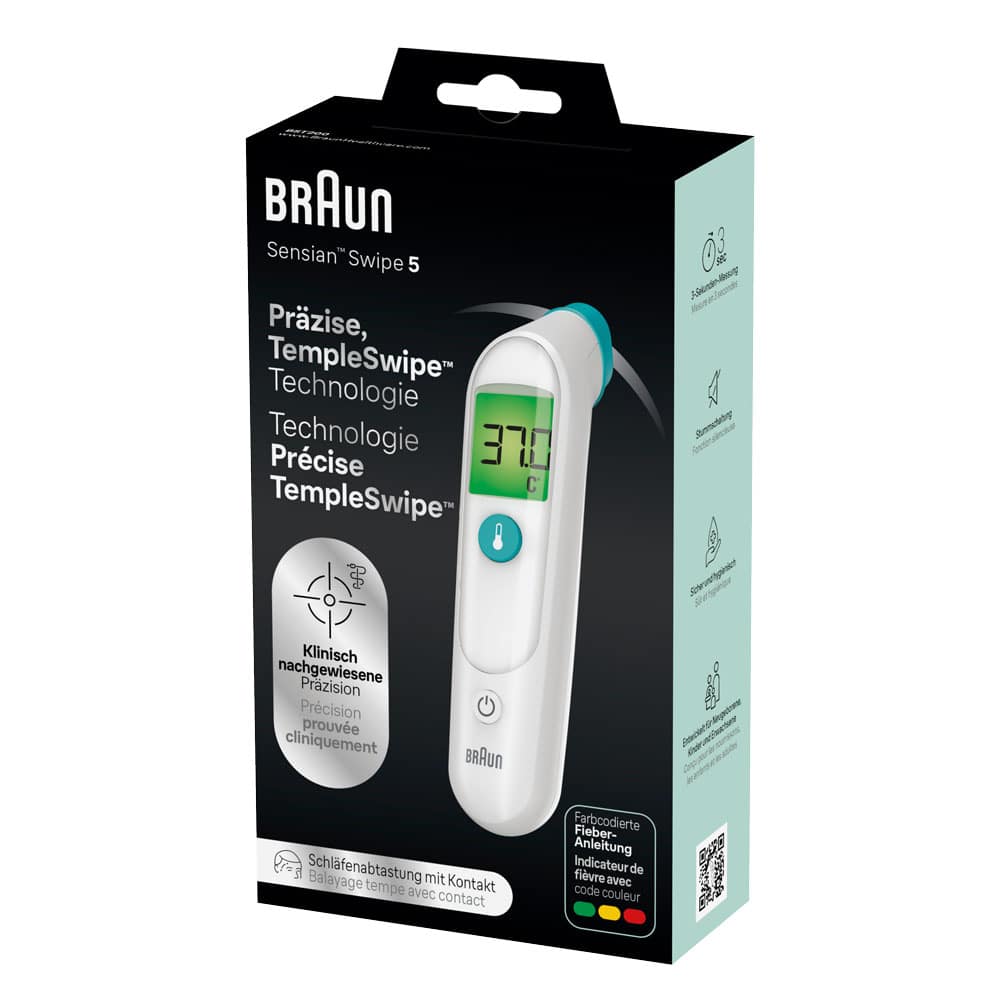 BRAUN TempleSwipe Stirn Thermometer 1 St