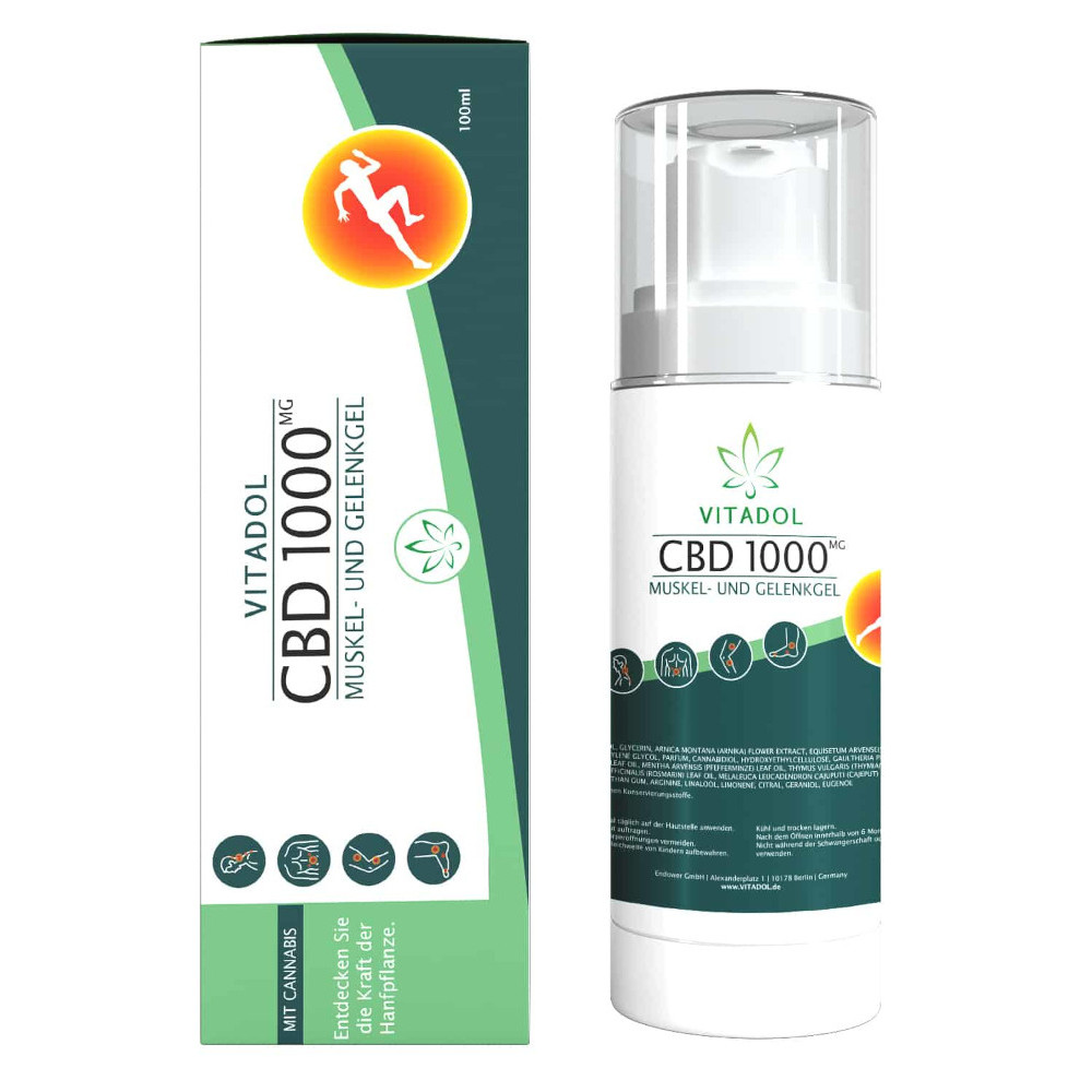 VITADOL CBD 1000 MG MUSKEL- UND GELENKGEL 100 ml Gel