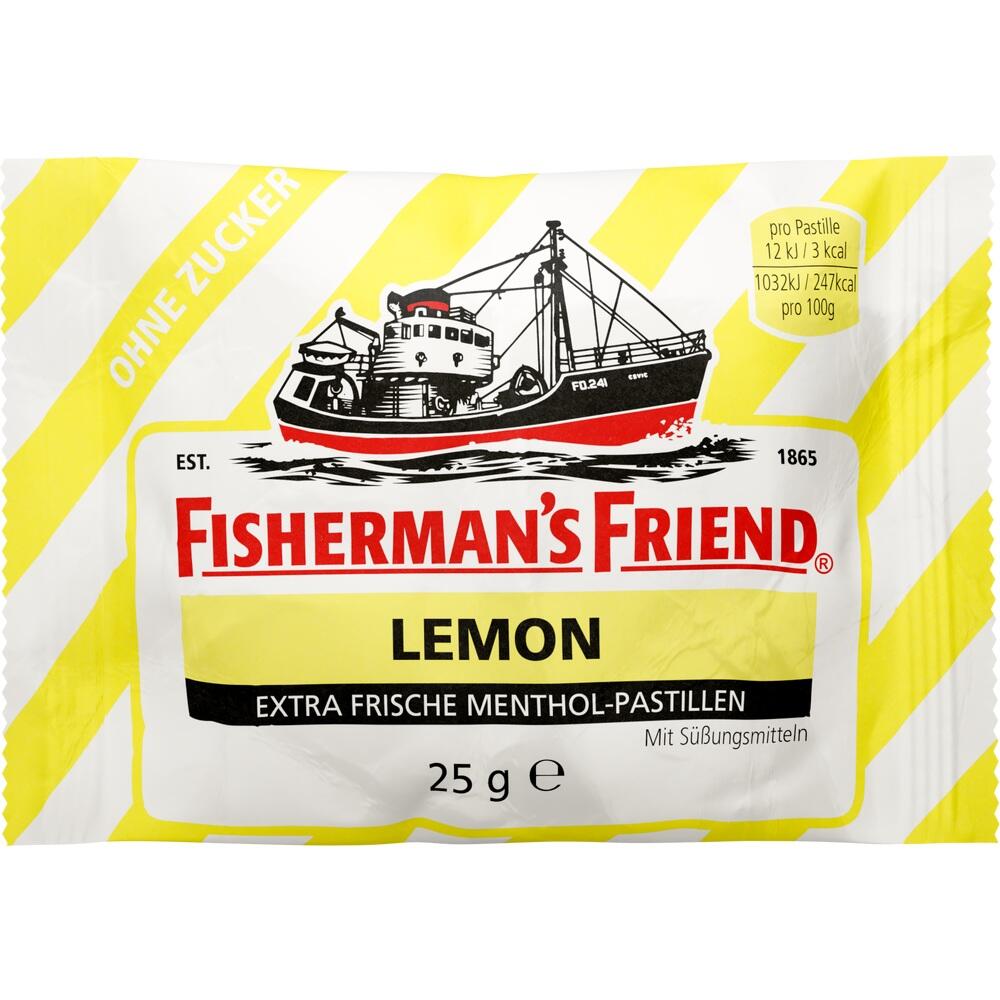 FISHERMANS FRIEND Lemon ohne Zucker Pastillen 25 g Pastillen