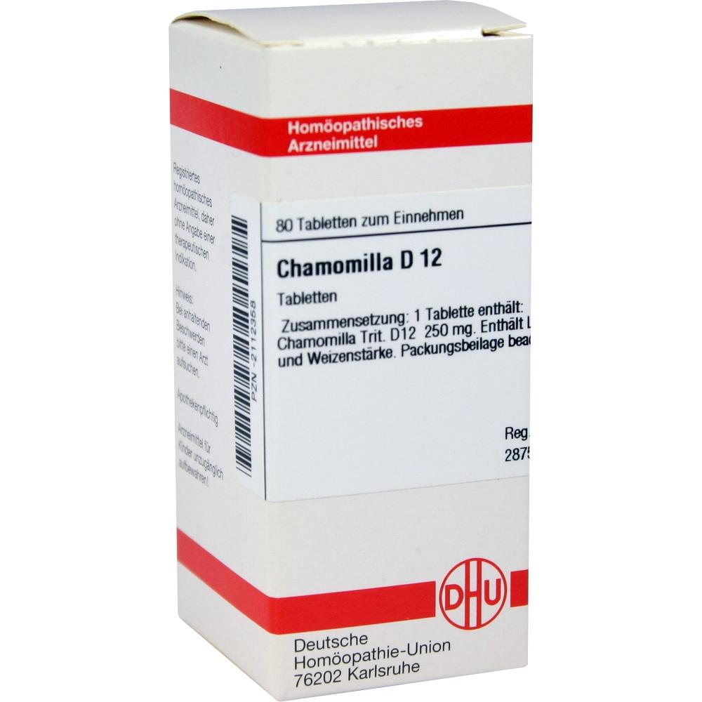 CHAMOMILLA D 12 Tabletten 80 St Tabletten