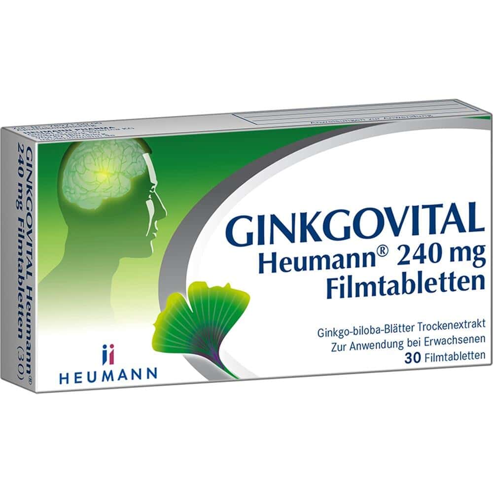 GINKGOVITAL Heumann 240mg 30 St Filmtabletten