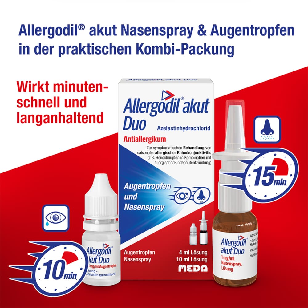 Allergodil akut Duo Antiallergikum  1 St Kombipackung