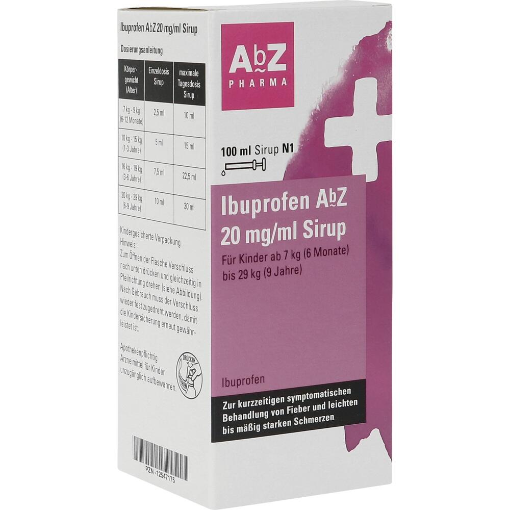 IBUPROFEN AbZ 20 mg/ml Sirup 100 ml Sirup