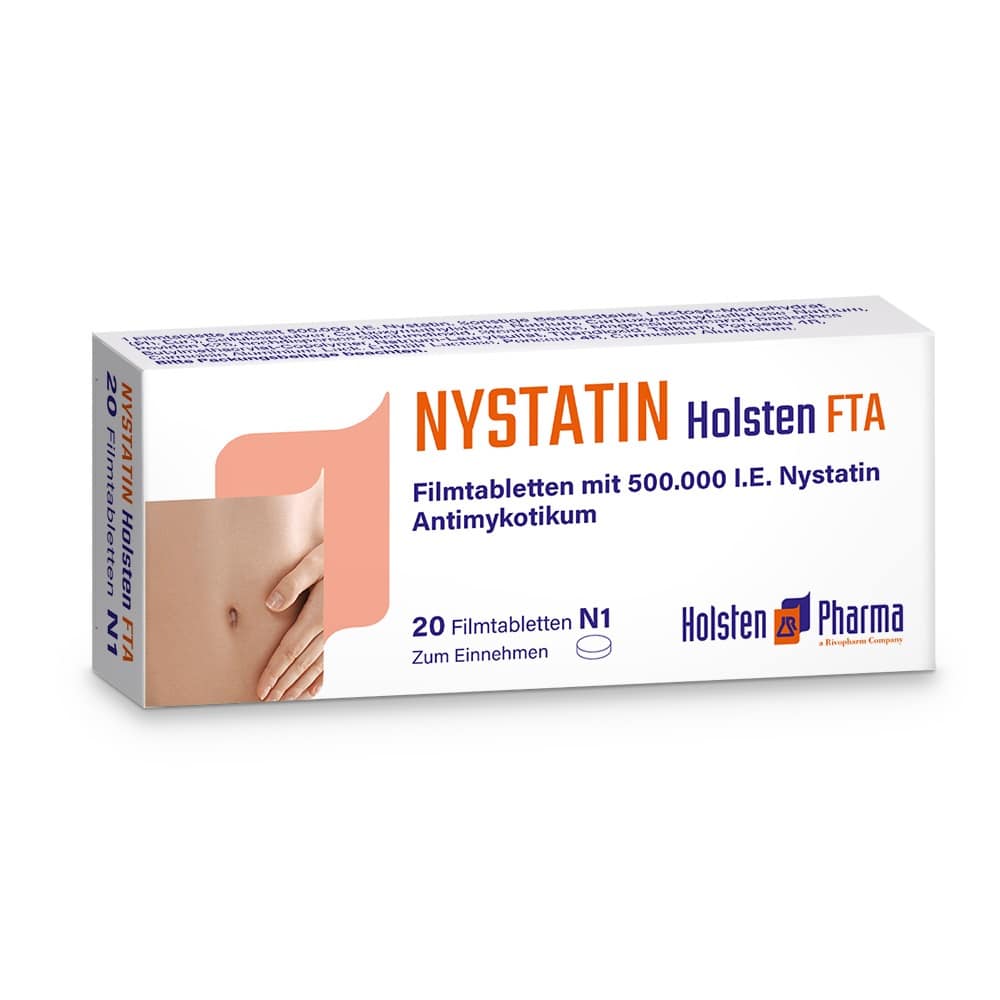 Nystatin Holsten 20 St Filmtabletten