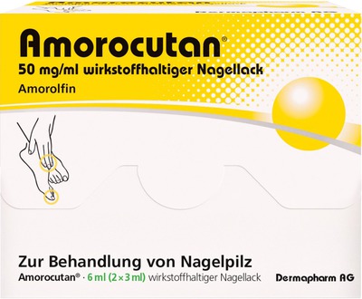 Amorocutan  6 ml Wirkstoffhaltiger Nagellack