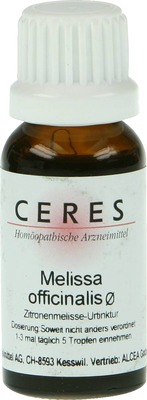 CERES Melissa officinalis Urtinktur 20 ml Tropfen