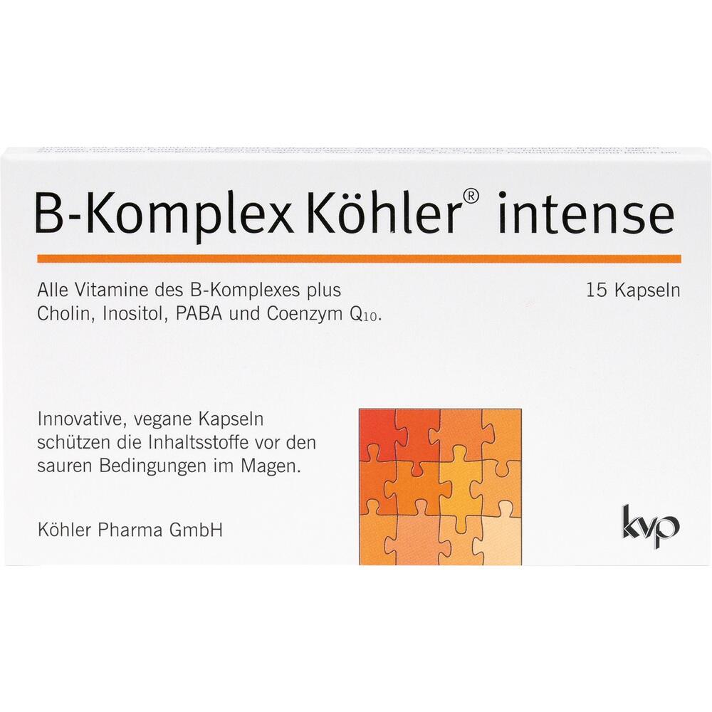 B-Komplex Köhler intense 15 St Kapseln