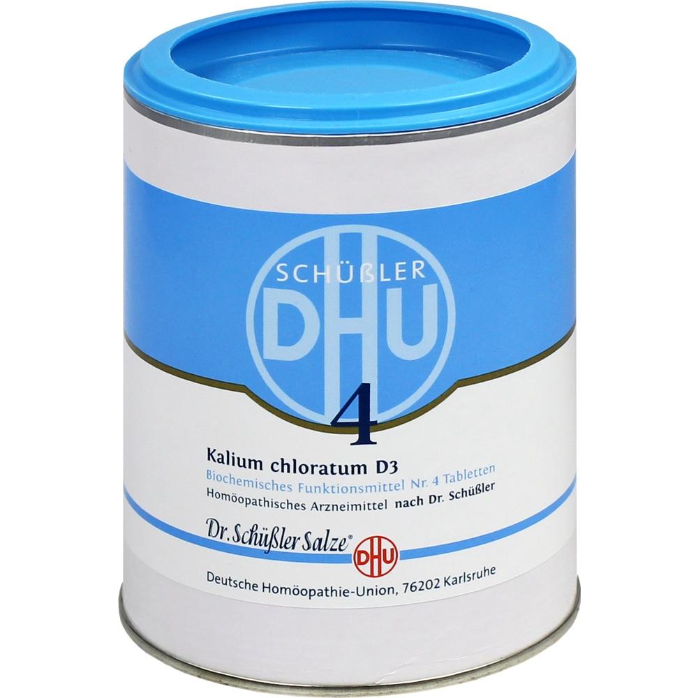 BIOCHEMIE DHU 4 Kalium chloratum D 3  1000 St Tabletten