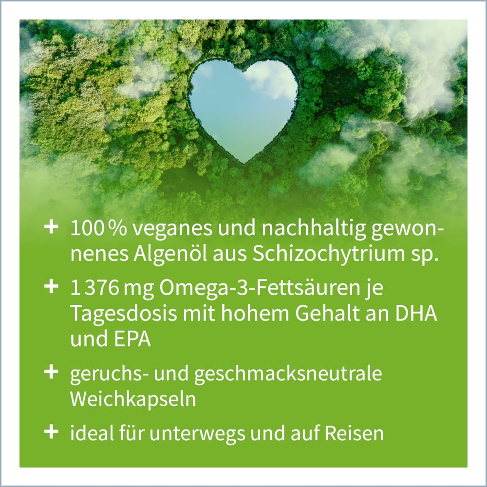 NatuGena Omega-3 Vegane Kapseln 90 St Kapseln