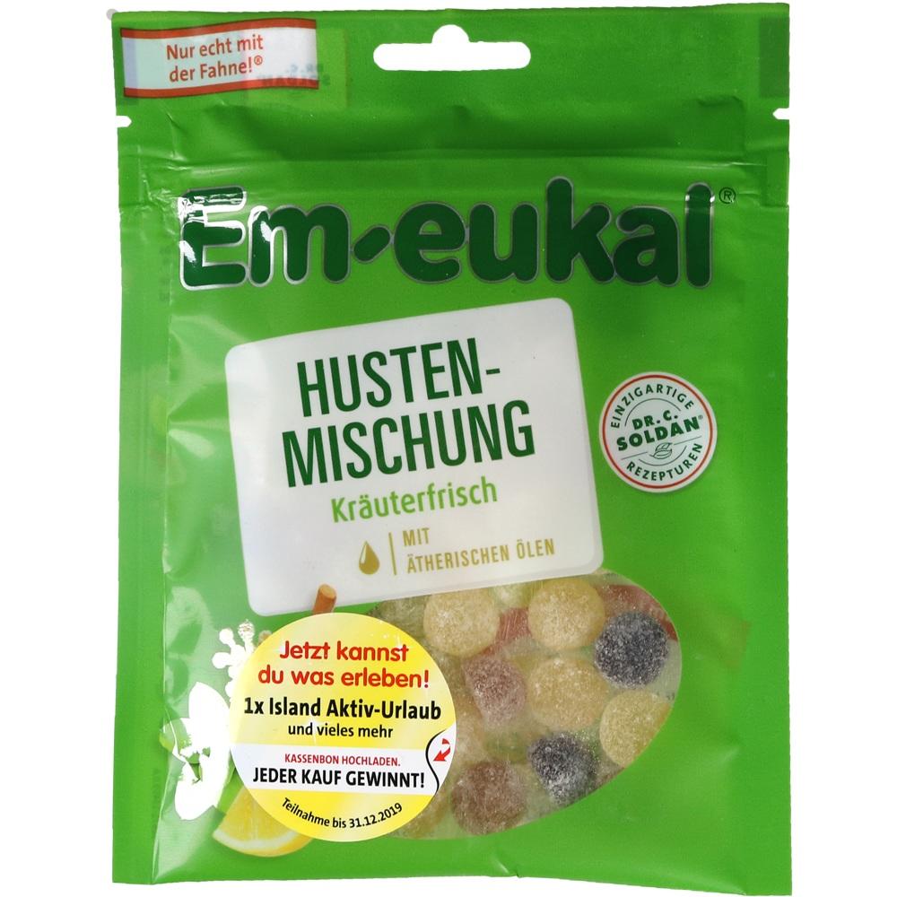 Em-eukal Gummidrops HUSTEN-MISCHUNG zuckerhaltig 90 g Bonbons