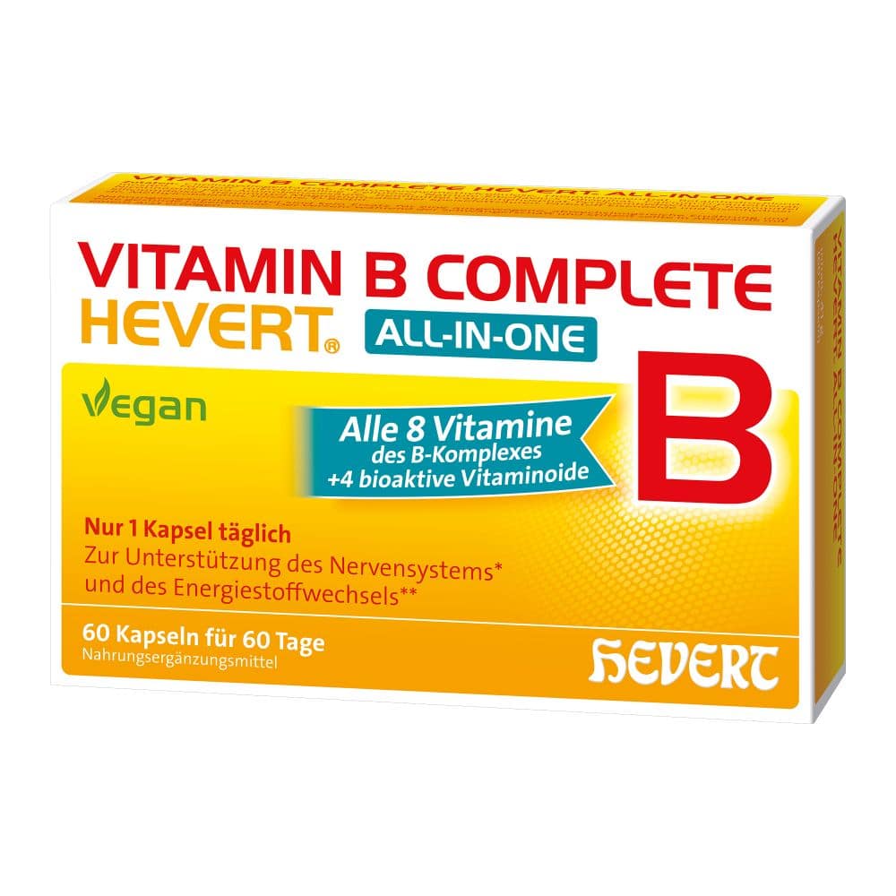 VITAMIN B COMPLETE HEVERT ALL-IN-ONE 60 St Kapseln