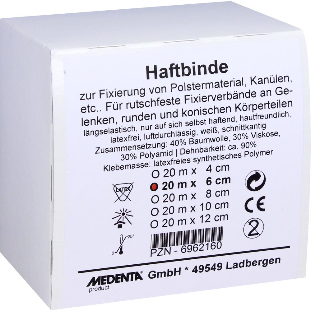 HAFTBINDE elastisch 6 cmx20 m 1 St Binden