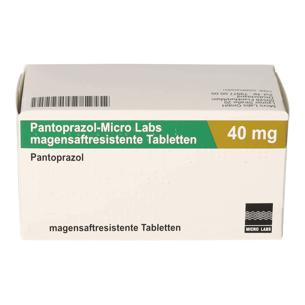 Pantoprazol-Micro Labs 40 mg 60 St Tabletten magensaftresistent