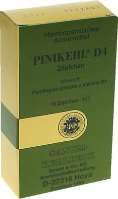 PINIKEHL Suppos. D 4 10 St Suppositorien