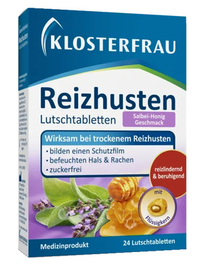 KLOSTERFRAU Reizhusten Lutschtabletten 24 St Lutschtabletten