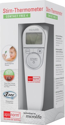 aponorm Stirn-Thermometer Contact-Free 4 1 St