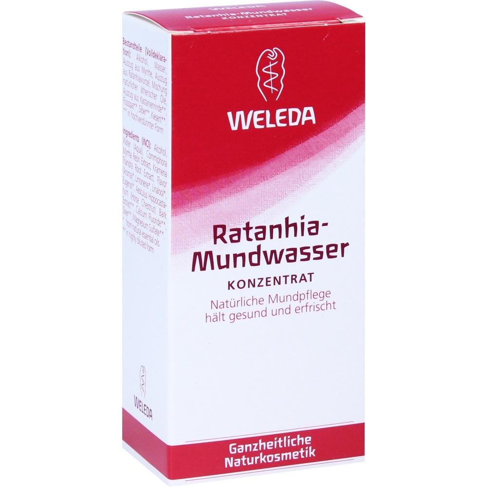 WELEDA Ratanhia Mundwasser 50 ml Mundwasser