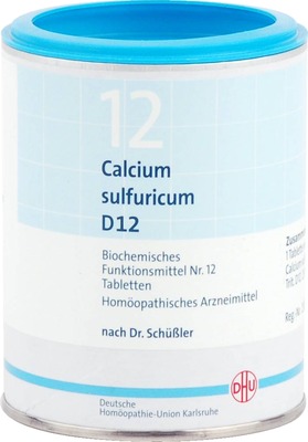 DHU Schüssler-Salz Nr. 12 Calcium sulfuricum D 12 1000 St Tabletten