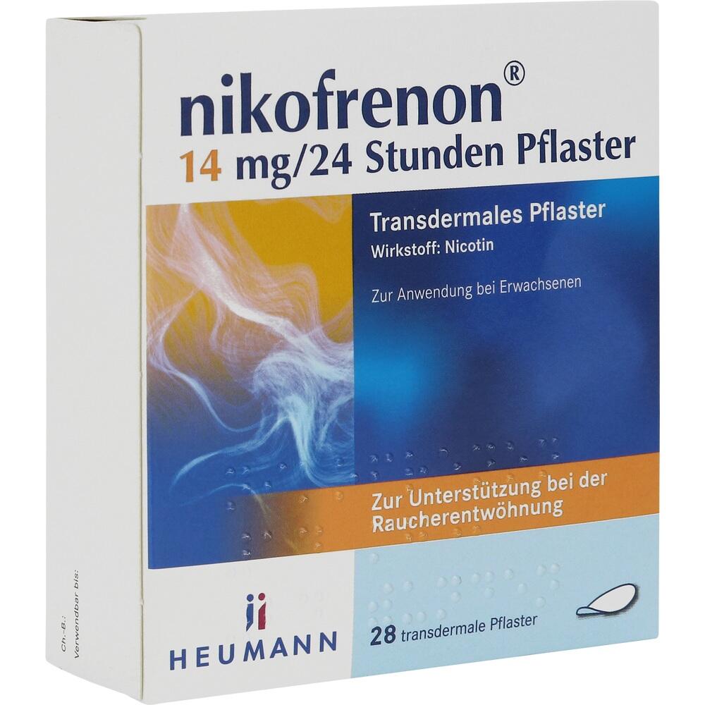 nikofrenon 14 mg/24 Stunden Pflaster, 28 St 28 St Pflaster transdermal