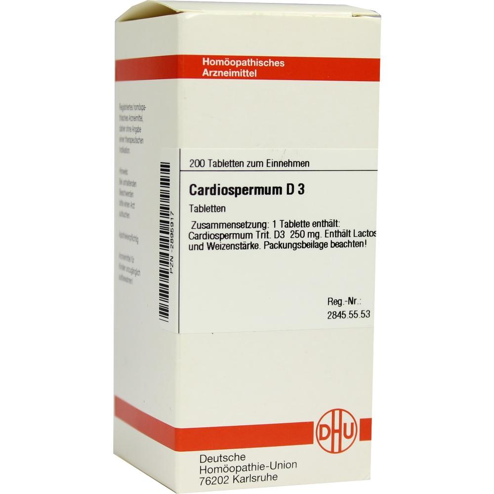CARDIOSPERMUM D 3 Tabletten 200 St Tabletten