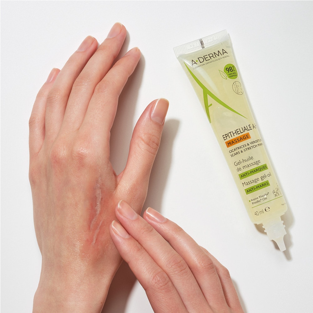 A-DERMA Massage Gel-Öl NARBENPFLEGE 40 ml Gel