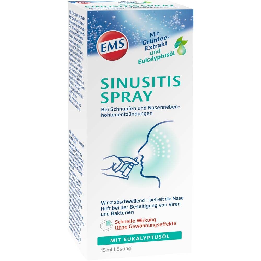 EMSER Sinusitis Spray mit Eukalyptusöl 15 ml Spray