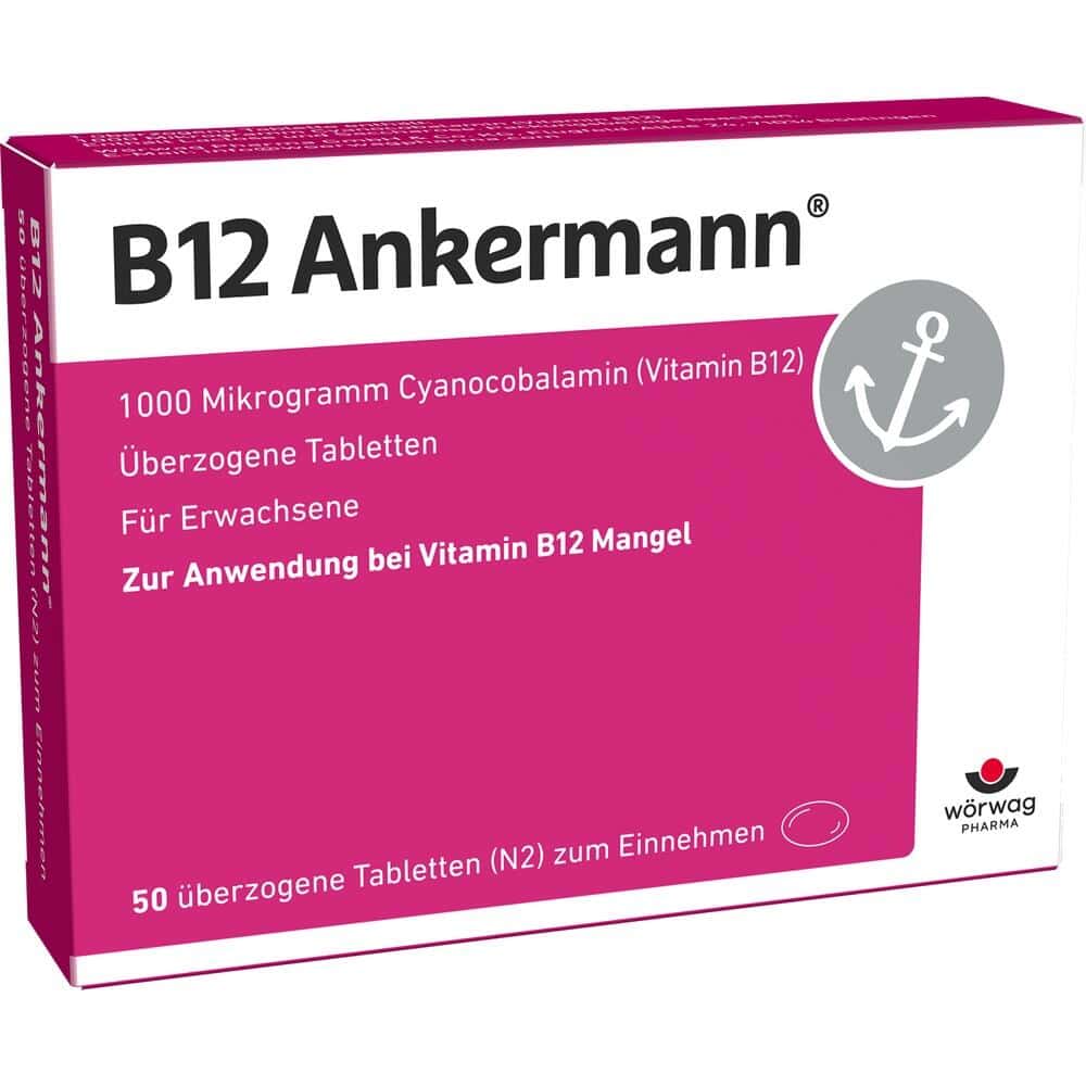 B12 Ankermann  50 St Überzogene Tabletten