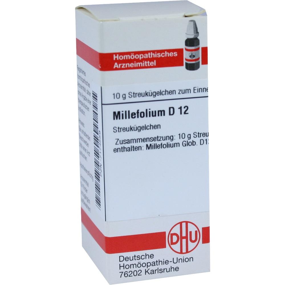 MILLEFOLIUM D 12 Globuli 10 g Globuli