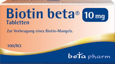 Biotin beta 10 mg  100 St Tabletten