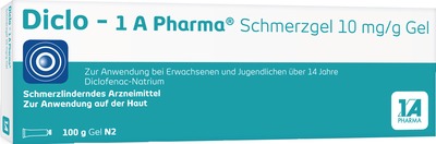 Diclo - 1A Pharma Schmerzgel 10 mg/g 100 g Gel