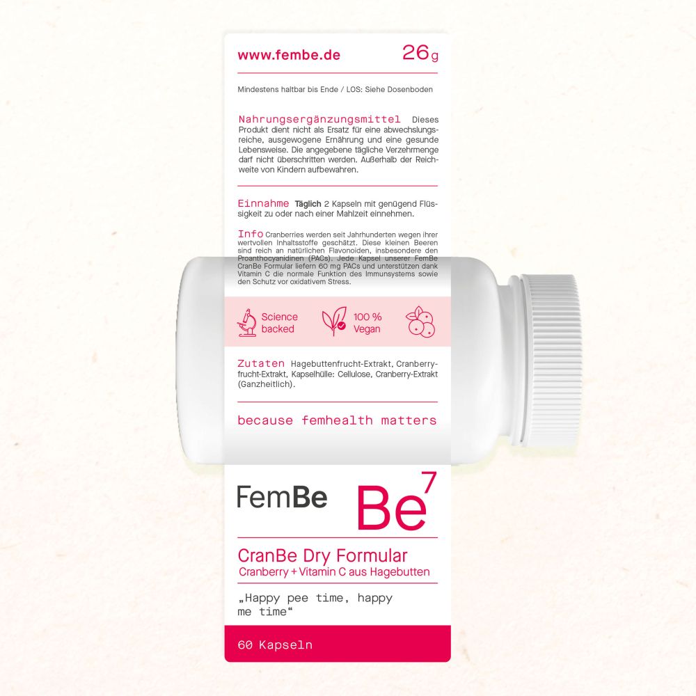 FemBe Be7 CranBe Dry Formular 60 St Kapseln