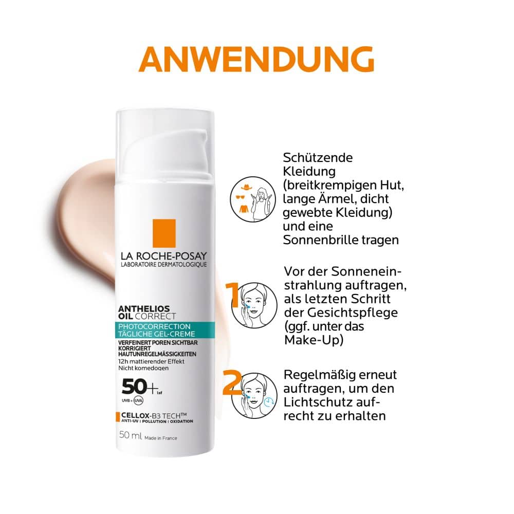 LA ROCHE-POSAY ANTHELIOS OIL CORRECT 50+ 50 ml Gel