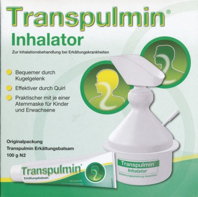 Transpulmin Inhalator +  Erkältungsbalsam 100g 100 g Creme