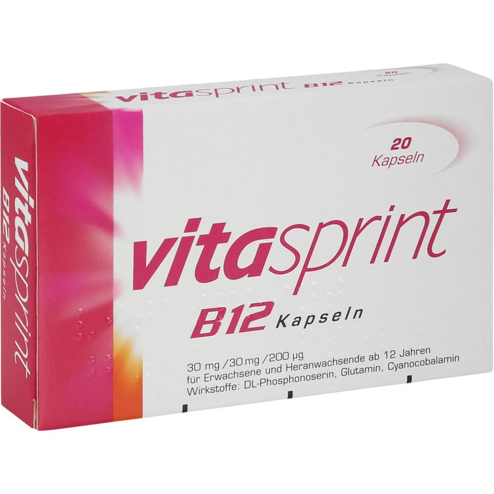 VITASPRINT B12 Kapseln 20 St Hartkapseln