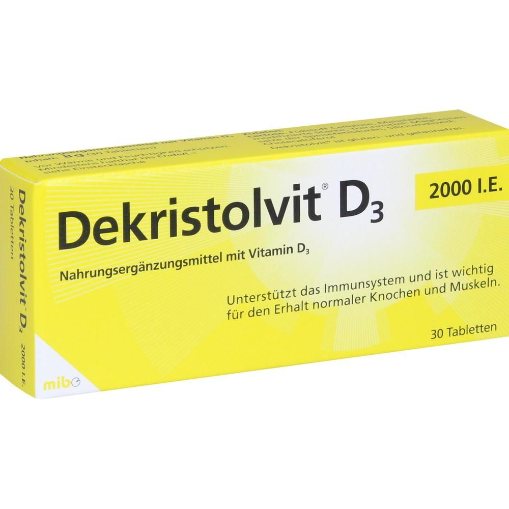 Dekristolvit D3 2000 I.E.  30 St Tabletten
