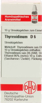 THYREOIDINUM D 6 Globuli 10 g Globuli