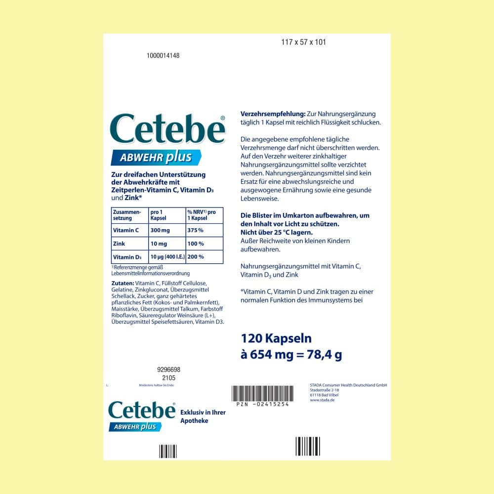 Cetebe ABWEHR plus  120 St Kapseln
