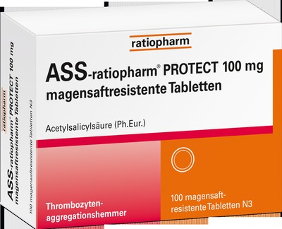 ASS-ratiopharm PROTECT 100 mg  100 St Tabletten magensaftresistent