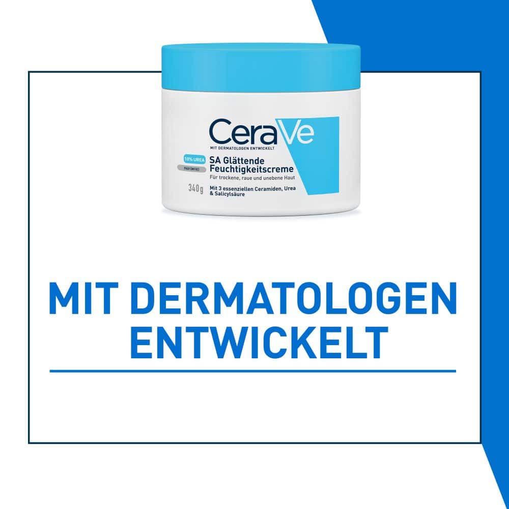 CeraVe SA Urea Glättende Feuchtigkeitscreme 340 g Creme