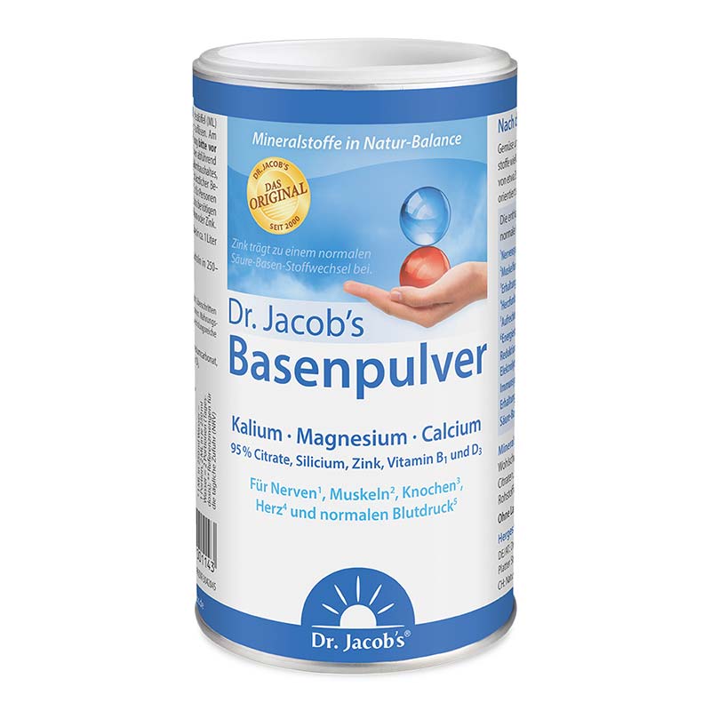Dr. Jacob's Basenpulver Original Basen-Citrat-Mineralstoffe