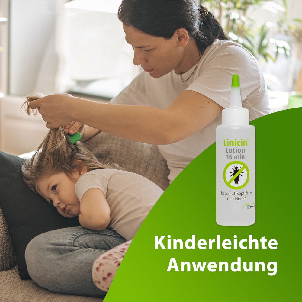 Linicin lotion 15 Minuten ohne Läusekamm 100 ml Lotion