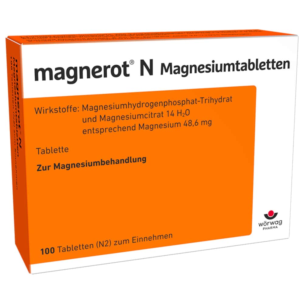 magnerot N Magnesiumtabletten 100 St Tabletten