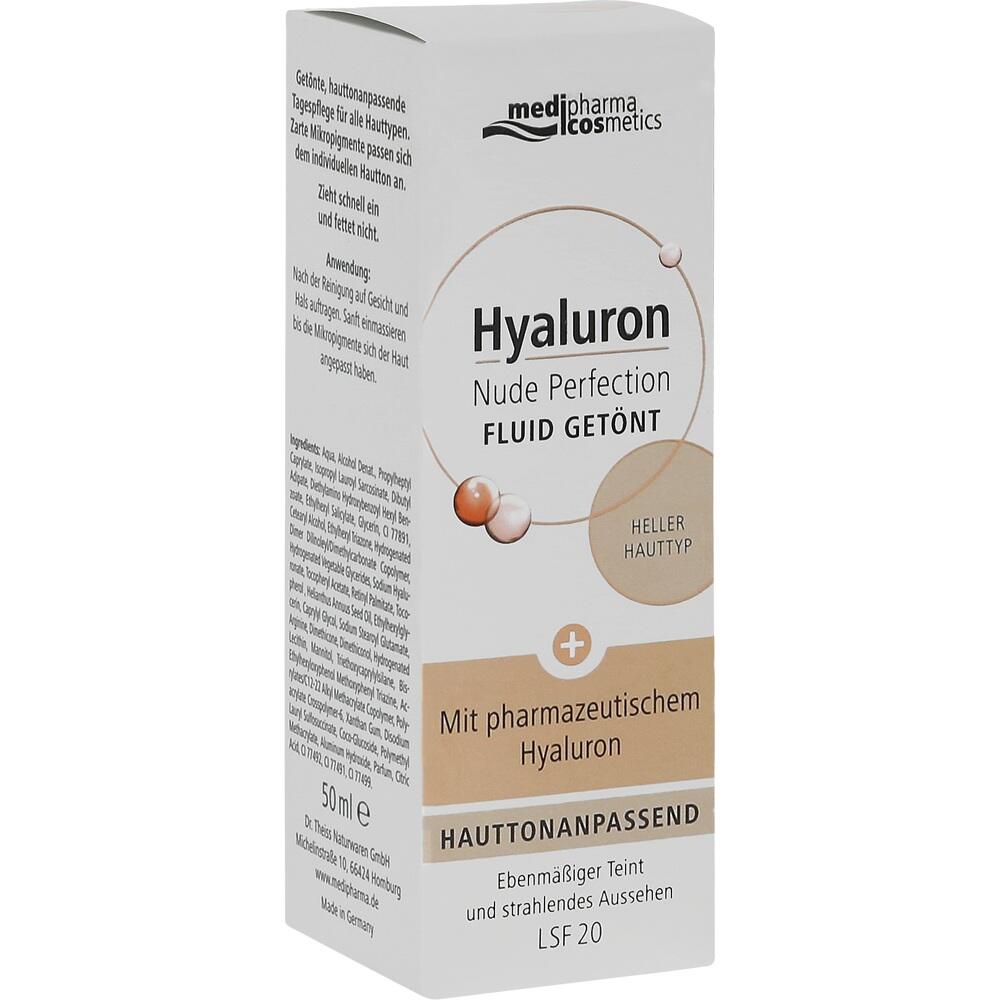 Hyaluron Nude Perfection FLUID GETÖNT LSF 20 50 ml Creme